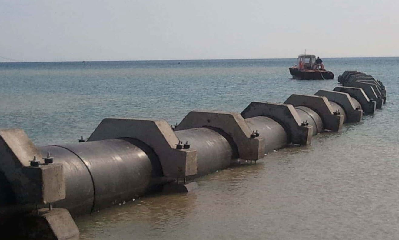 KIBRIS DOĞALGAZ ENERJİ SANTRALİ SOĞUTMA ÜNİTESİ DENİZDEN SU ALMA YAPISI - 2011
